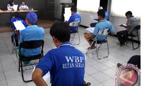 Puluhan Napi Rutan Bengkalis Ikuti Ujian Paket C, Mayoritas Napi Kasus Narkoba